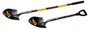Roundpoint shovels
